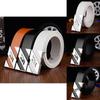 Trendy White Pu Casual Belt For Men And Women Stylish Smooth Buckle Unisex Design