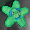 Disque Volant pour Chien en Forme d'Étoile Papier Froissé Squeaky Jouet Interactif pour Chien Jouet à Mâcher Robuste pour Chien pour Entraînement en Extérieur Rapporter Attraper Jouer