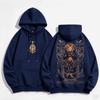Felpe con Cappuccio Grafiche Elden Ring Autunno Inverno Uomo Manga Vintage Oversize Unisex Streetwear Trendy Sportive Grafiche Y2k Maniche Corte Classiche
