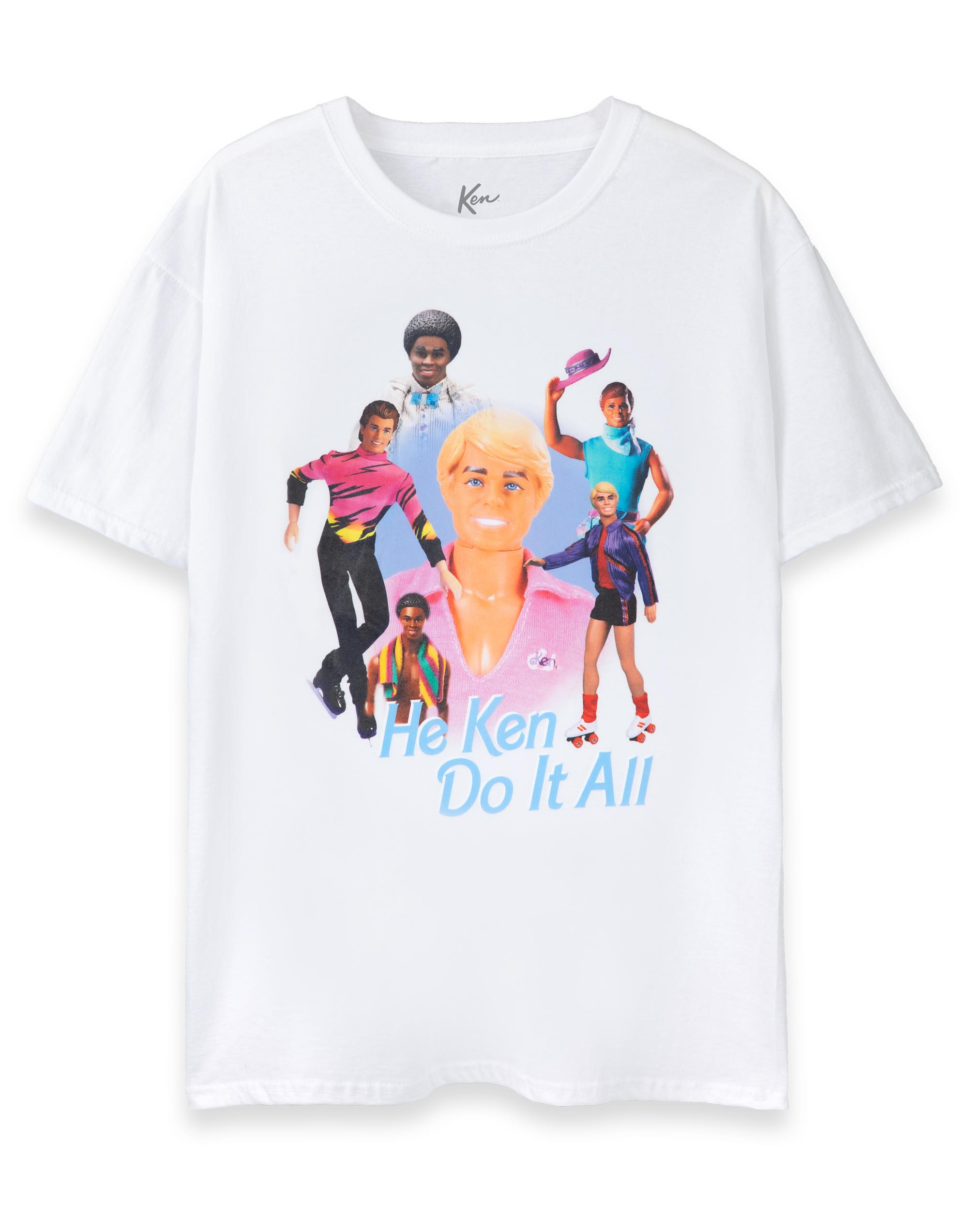 Barbie Short Sleeved TShirt Unisexs White Official Merch S