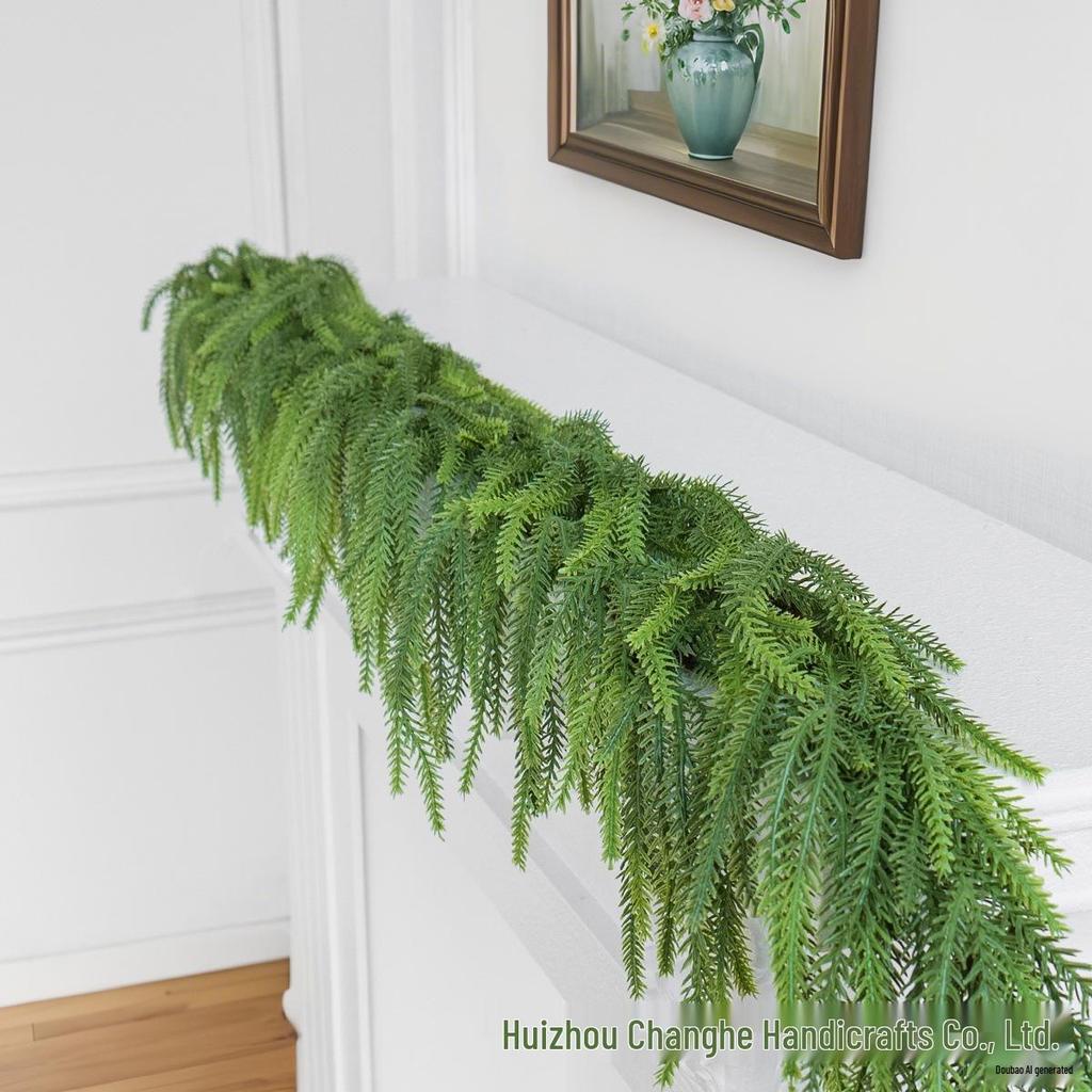 1.5m Realistic Norfolk Pine & Cypress Vine Christmas Decoration
