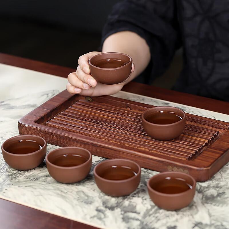Bainianliyong Yixing Handmade Zisha Tasting Cup, Original Ore Purple Clay Master Cup, Kung Fu Tea Accessories, Brewing Bowl, Small Water Cup