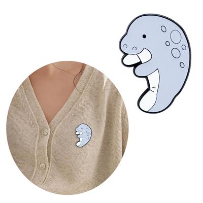 Kreative Cartoon-Meerestier-Broschen Bunte Meerestier-Broschen Kleidungsschmuck für Modebegeisterte und Meeresliebhaber