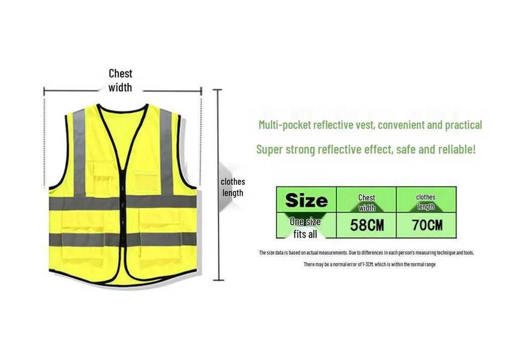 High-Visibility Reflective Safety Vest