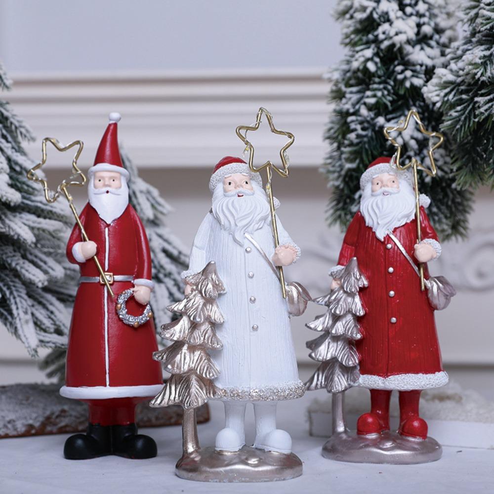 Christmas night lights, Santa Claus ornaments, resin crafts, creative home desktop gifts, Christmas gift, Stocking stuffers
