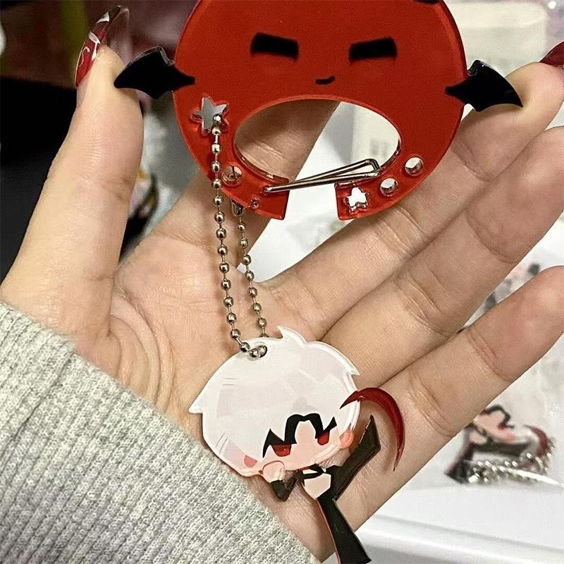 Cartoon Cute Musical Notes Carabiner Ins Acrylic Mobile Phone Pendant Backpack Hanging Handbook Decoration Gifts