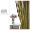 Bamboo Curta Vintage Rustic Plant Colourful Nature Tree Traditional Chinese Culture Decor Rod Pocket Window Treatments