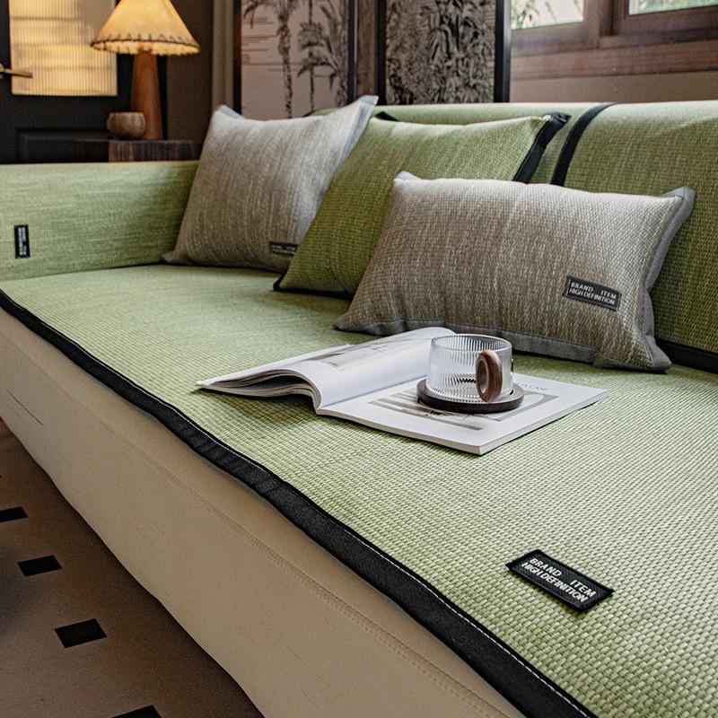 Rattan Mat Sofa Cushion Summer Mat Seat Cushion Non-Slip Sofa Cover Cover Cover New Ice Silk Summer Cool Cushion