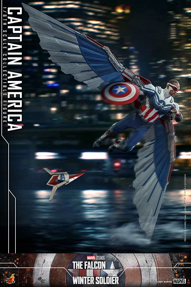 TV Masterpiece Falcon & Winter Soldier Captain America 1/6 Scale Figure Blue