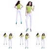 Premium Quality Spring Fashion Female Stretch Candy Colored Pencil Women's Pants