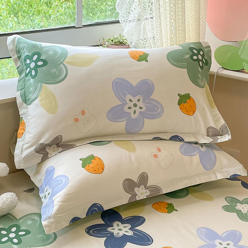 2025 New Style 100% Cotton Pillowcase Pair - 48x74cm Single Pack Pillow Cover