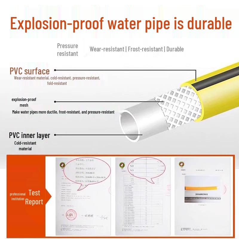 High-Pressure Home Car Wash Water Gun with Tap Connection for Flushing Yards and Windows