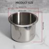 RVs Accessories Rustproof Recessed Insert Drink Holder RVs Cup Holder for Trailer Campers Stainless Cup Can Holder
