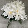 7 Heads Dahlia Bunch Flowers 45CM Fake Flowers New Dahlia Artificial Flower  Photo Props