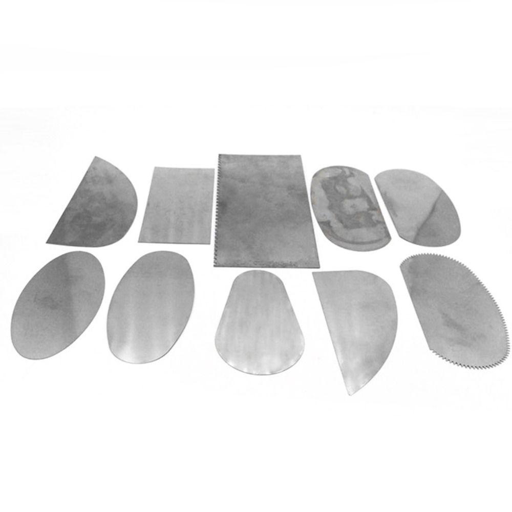 

Auxiliary Serrated Clay Sculpture Art Craft DIY Scraper Clay Tool Special Tool Sculpting Tool серебряный