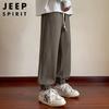 JEEP SPIRIT Men's Waffle Knit Casual Sweatpants