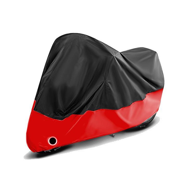 Silver Coated Motorcycle & Bicycle Cover - Sun, Rain & Dust Protection, Car & Electric Vehicle Compatible