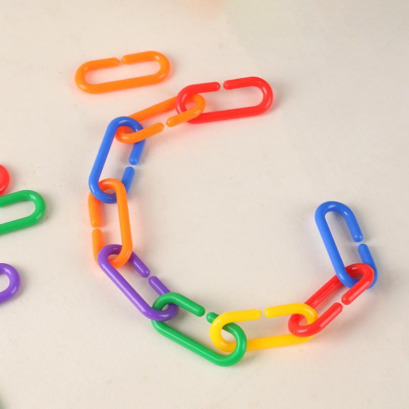 Pädagogisches Geometrisches Ineinandergreifendes Kunststoff-Baustein-Set für Kinder