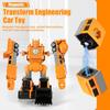 Magnetic Transform Engineering Car Toy, Magnetic Cars and Trucks Toy Assembled Toys with Gift Box, Engineering Toys for Toddlers Outdoor Toddler
