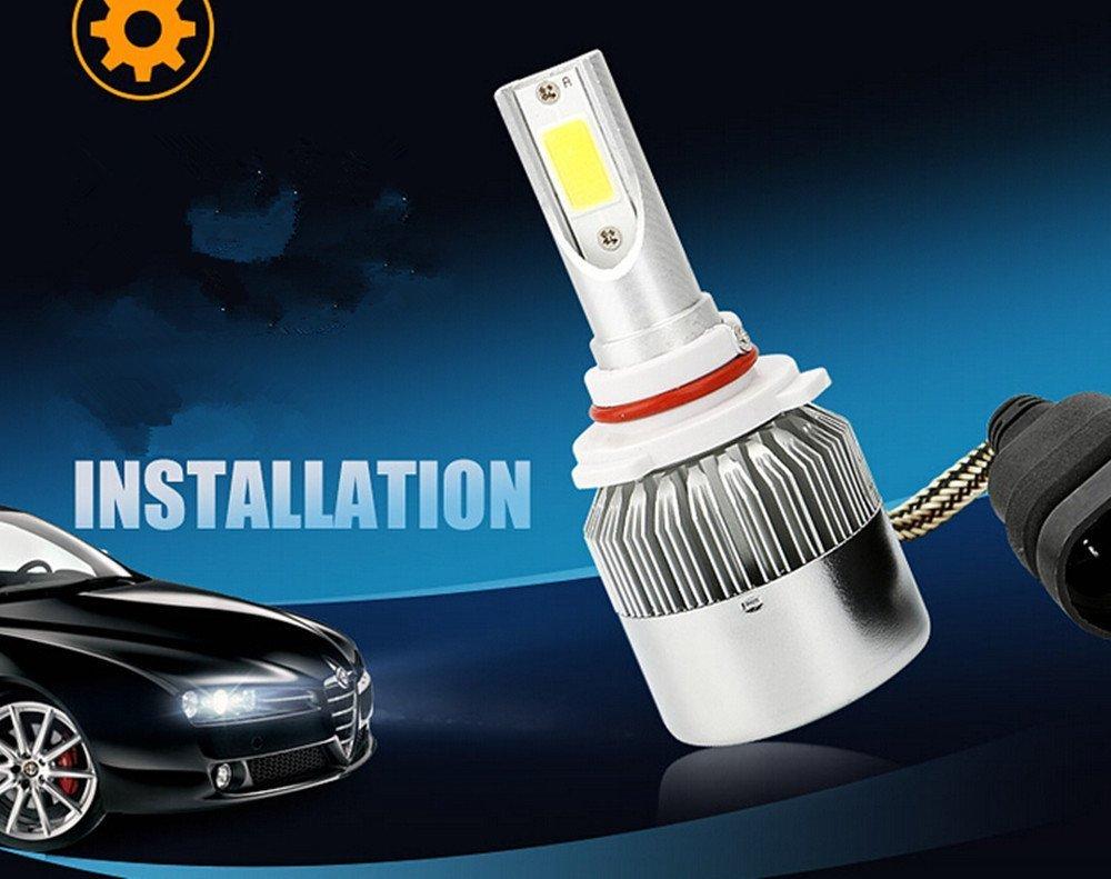 xoya Car H11 LED Headlight Fog Light Set of 2 One Piece Double-Sided Luminous