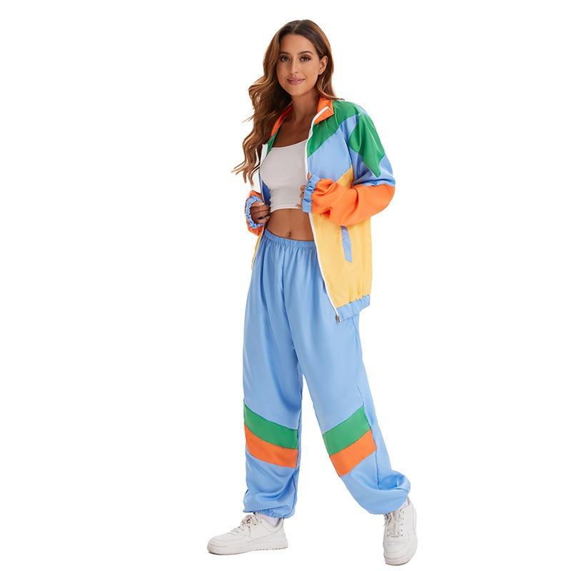 New men's and women's retro hip-hop rock jacket costumes hippie prom stage costumes