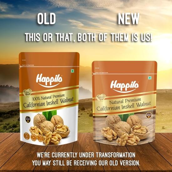 Happilo 100% Natural Californian Raw Walnuts Kernels 200 g