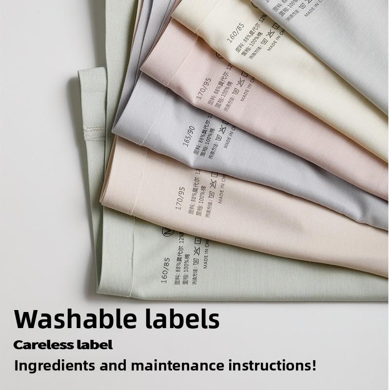 Women's Spring and Summer Cotton Anti Bacterial Extended High Waist Free Briefs