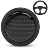 Carbon Fiber Horn Push Button for 6 Bolts for MOMO Steering Wheel Auto Car Modified Parts