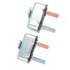 2Pcs 12V/24V Automatic Reset Circuit Breaker 20A Universal 12V/ 24V Circuit Breaker Auto Reset Circuit Breaker Wide Application