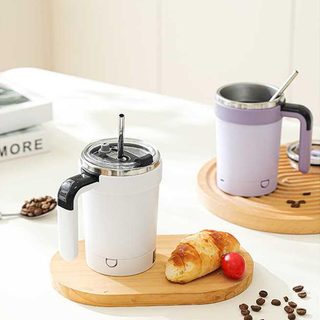 Portable Size Self Stirring Mug Durable Insulated Technology USB Charging Automatic Magnetic Cup