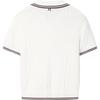 Fila Heritage Elegant Lifestyle Pullover Short Sleeve Polo Shirt Women Tops F11W638417F-WT