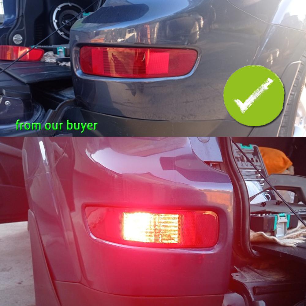 უკანა რეფლექტორის ნათურები Mitsubishi Outlander EX-ისთვის 2007 2008 2009 2010 2011 2012 ბამპერის სამუხრუჭე ნათურები ნაწილი მანქანა 8352A005 8355A004