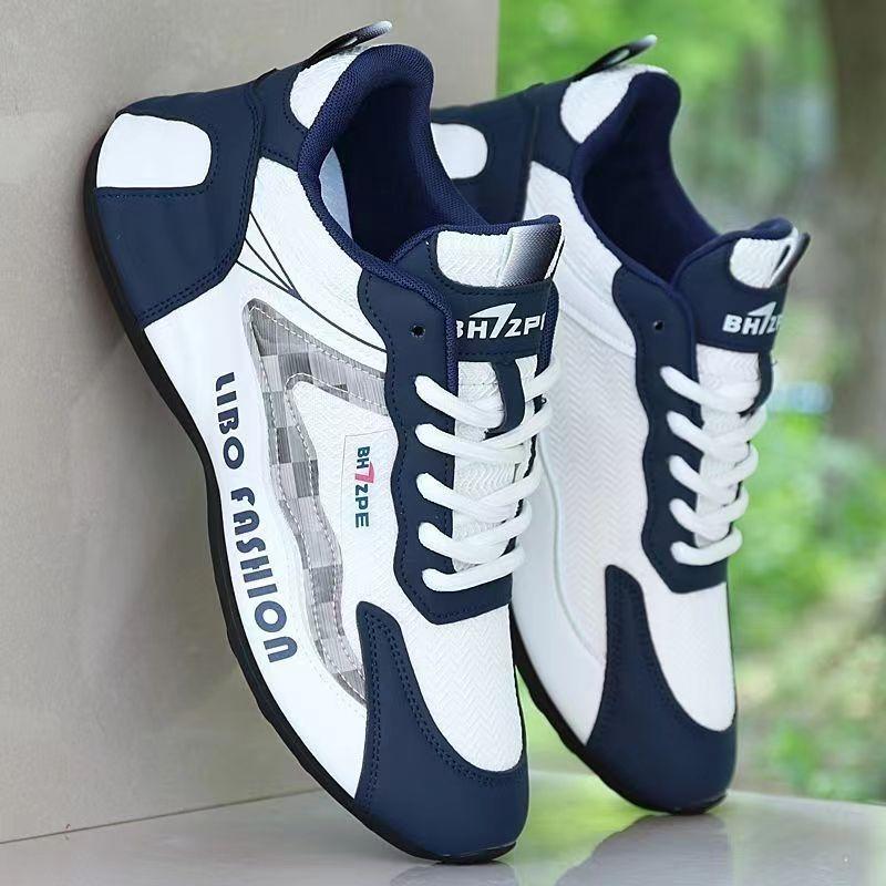 22 New Spring and Summer Sub-leather Sneakers Soft-soled Running Casual Shoes