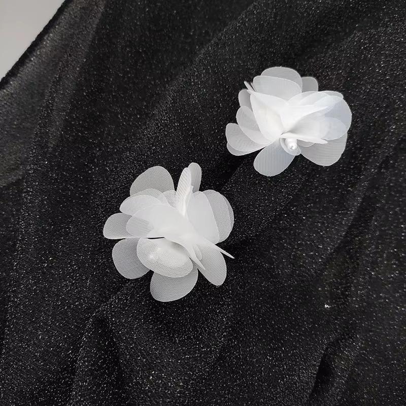 10Pcs Flower Embroidered Patch Lace Applique Diy Lace Fabric Trim For Wedding Birthday Party Event Diy Gift Decoration Craft
