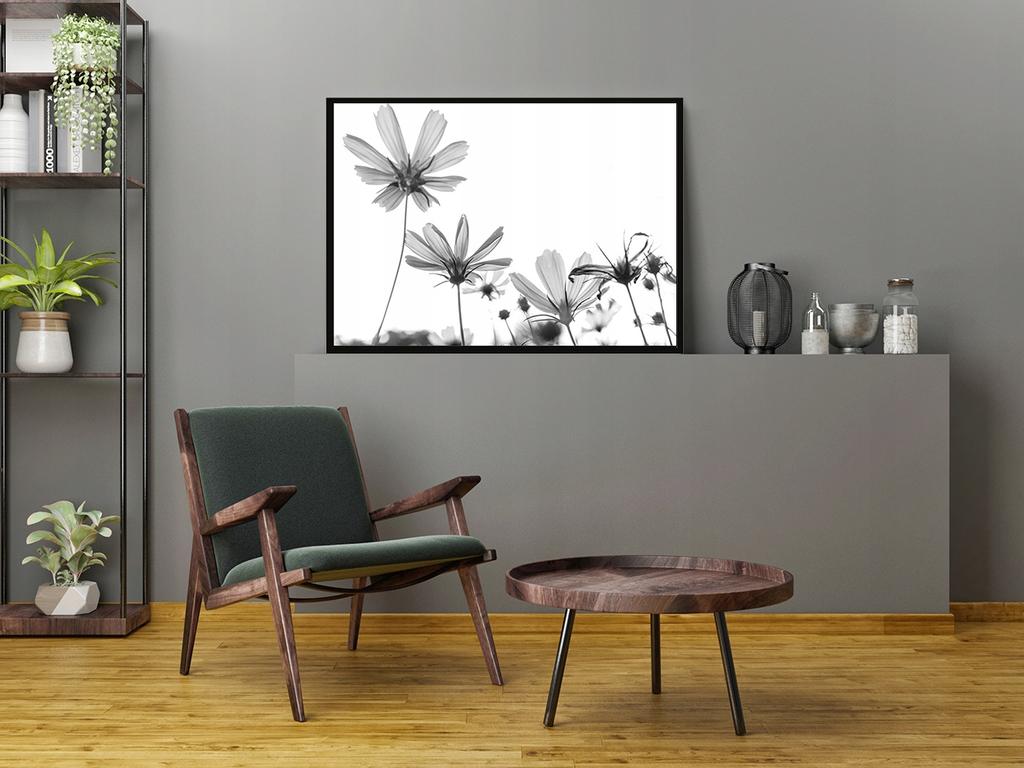 Obraz plakat w ramie 53x73 cm kwiaty p1057
