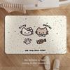 Cartoon Cat Diatomaceous Earth Bath Mat