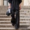 2024 Herren Amerikanischer Stil Schwarze Mehrzweck-Locker sitzende Arbeitsjeans