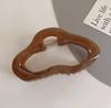 Korean Frosted Large Claw Clip - Elegant Shark Hair Accessory for Women's Updos
