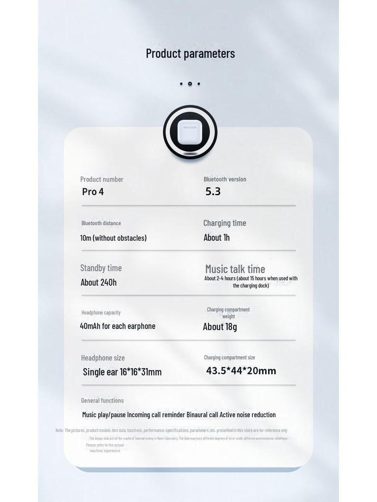 4. Gen Pro4TWS 2024 Bluetooth-Headset: Echte kabellose geräuschunterdrückende, hochwertige Sport-Ohrhörer