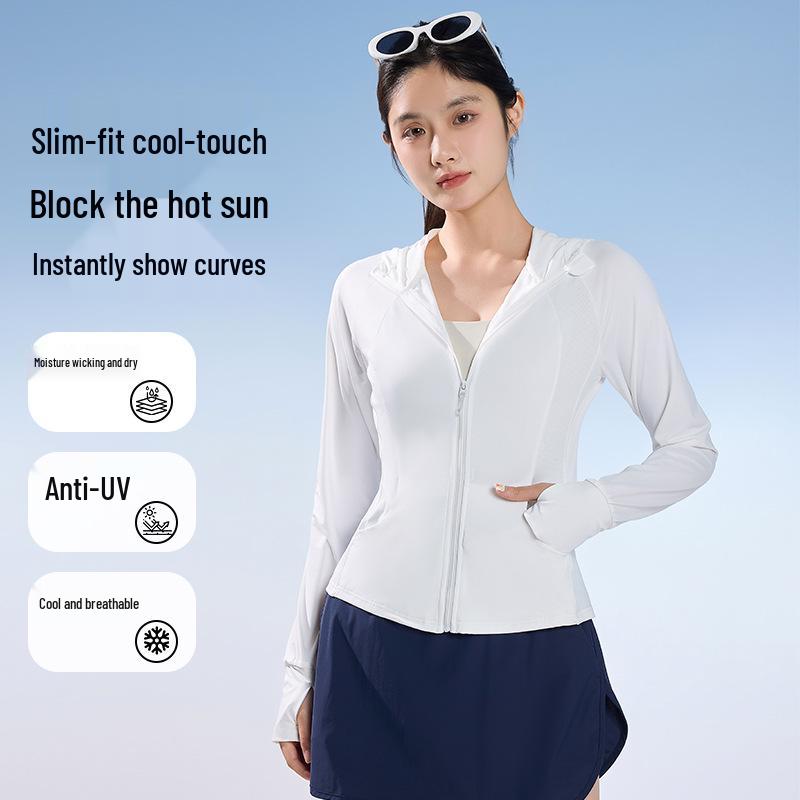 

Легкая женская куртка для йоги Lulu с защитой от УФ-лучей и ветрозащитой Extra Large