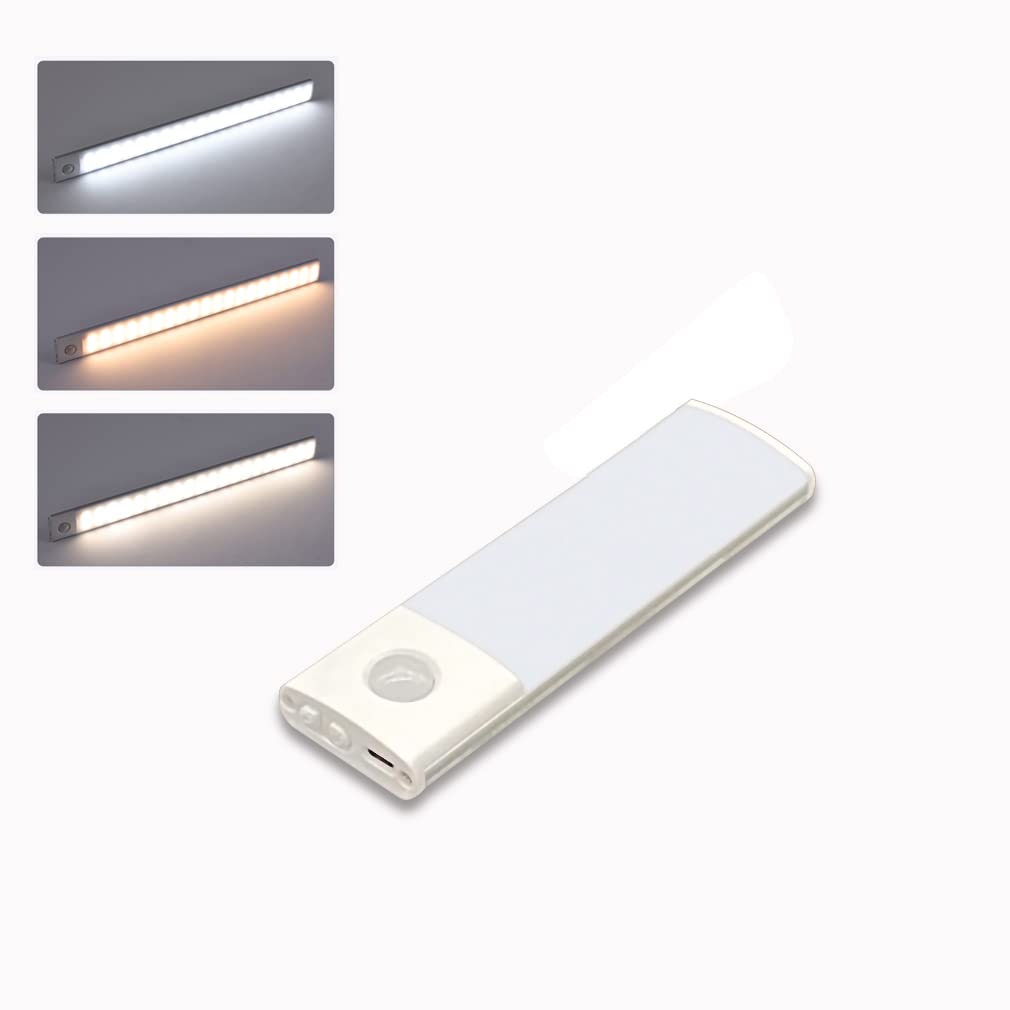 

Motion Sensor LED Indoor Bar No Installation Wall for Living Emergency Automatic Disaster Prevention Hallway Night Adjustable to 3 Colors Cool and білий