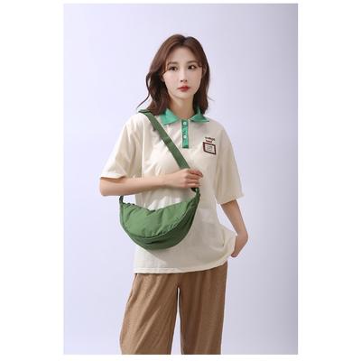 Pelmeņu soma Crossbody Bag Viegla maza soma neilona audums ar kokvilnas auduma soma plecu soma