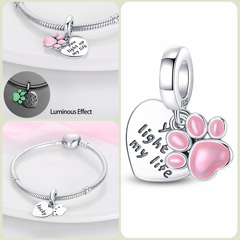 Modne koraliki zawieszki S925 ze srebra próby 925 w stylu klasycznym i romantycznym z motywem żółwia lotosu, odpowiednie do oryginalnej bransoletki DIY na prezent