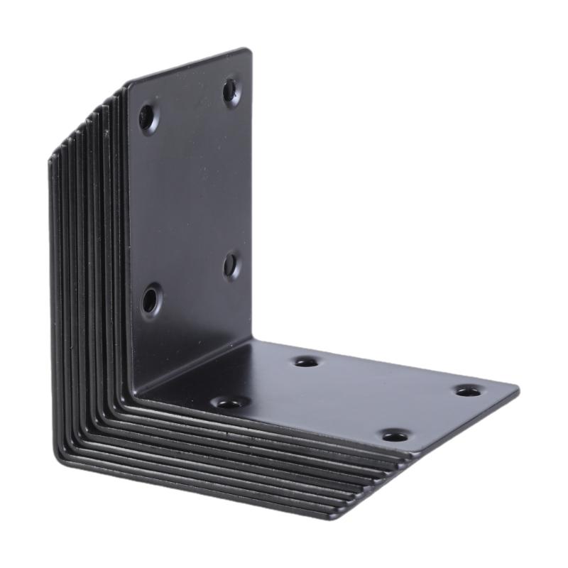 10pcs Heavy Duty Steel L Angles Brackets Heavy Duty 90 Degree Steel L Brackets Easy To Use for Wood Corner Shelf Support