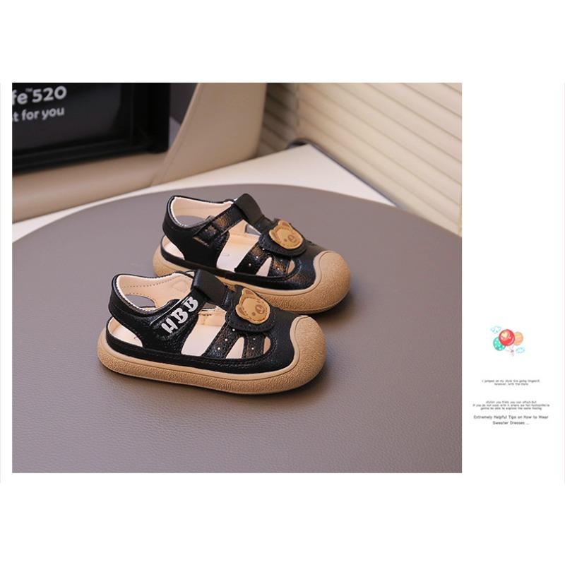 Baotou anti-kick baby sandals summer new soft-soled non-slip baby toddler shoes Korean version of boys beach shoes