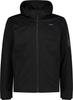 CMP Light Softshell Jacket with Detachable Hood (39A5027) Black