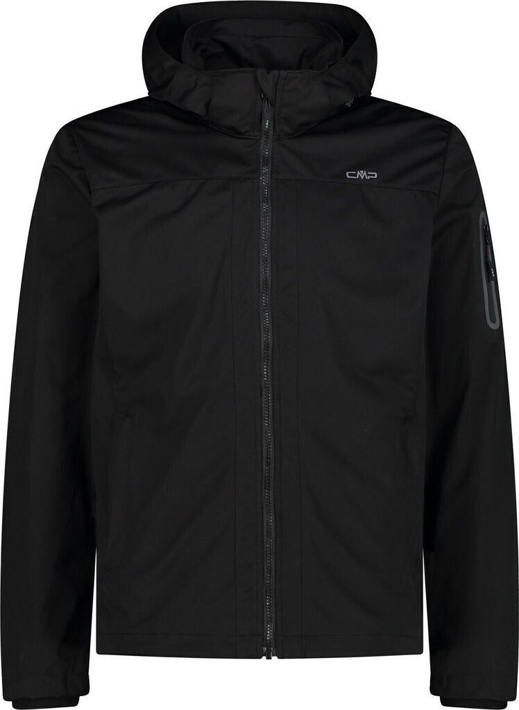 CMP Light Softshell Jacket with Detachable Hood (39A5027) Black