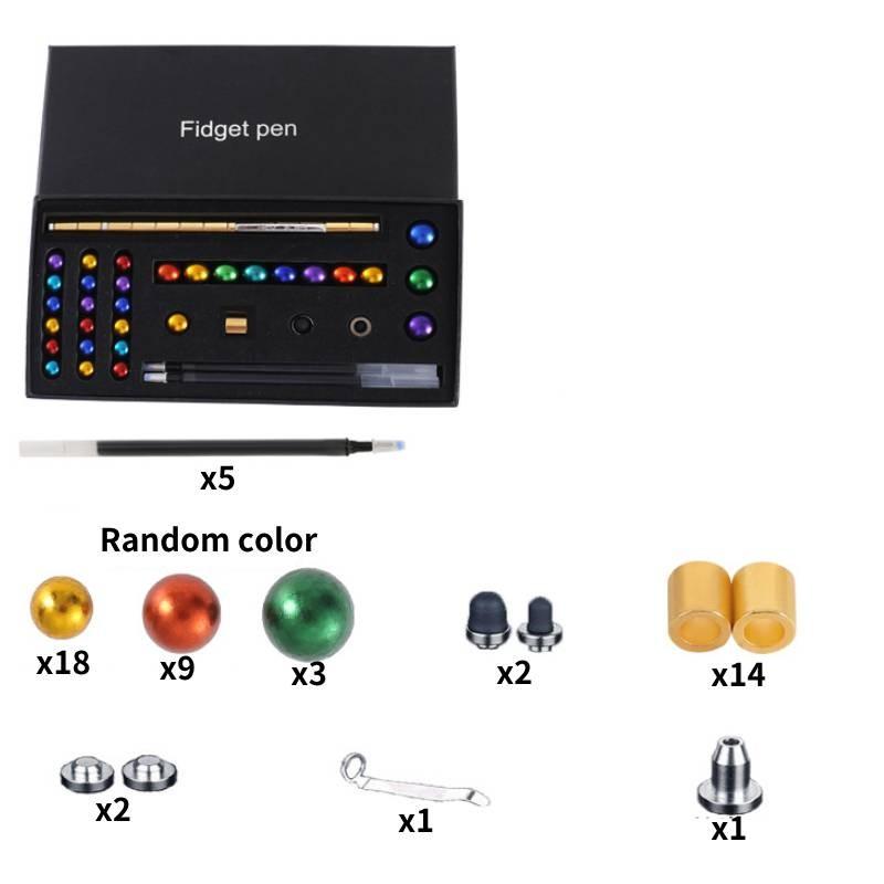 Ball Relief Stress Magnetic Sensory Fidget Toys Kids Adults Magic Pen Toy Diy