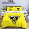 Alemannia Aachen Pattern Bedding Quilt Set  Home Decoration  Gift (1 * duvet cover + 2 * pillowcase  without core).xwn