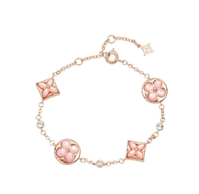 Wysoka wersja Seiko donkey house romb Fritillary naszyjnik czterokwiatowy czterolistna koniczyna pięciokwiatowa bransoletka donkey house bransoletka